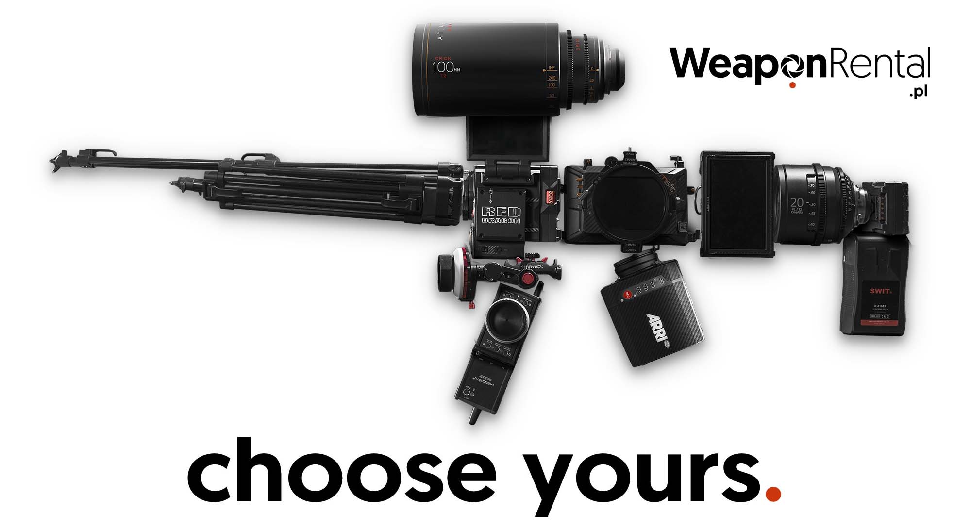 tło temp oświetlenie i ekipa Weapon Rental