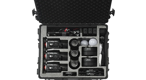 Aputure Storm 80c 3-light kit